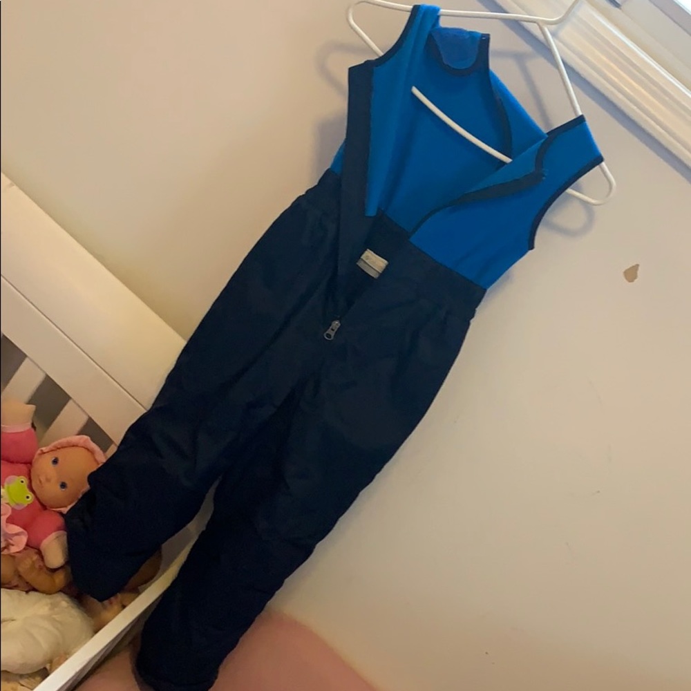 Boys snow suit bib.